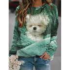 Kawaii 3D Printed Cute Animal Sweatshirt for Women | Streetwear