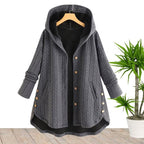 Fashion Women's Hooded Top with Irregular Hem Sweatshirt | Streetwear