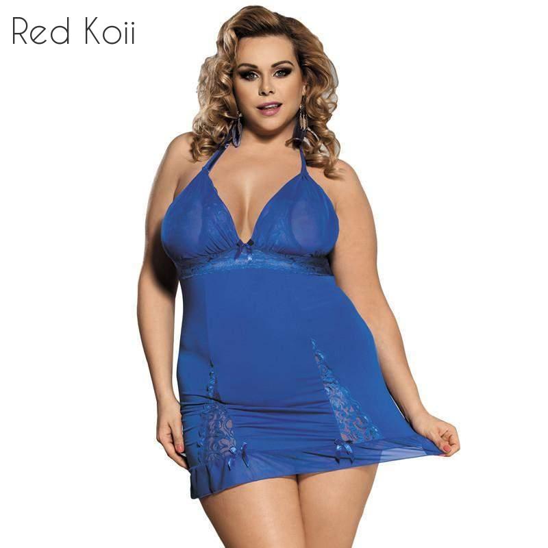 Lace Cami Nightgown with Open Chest and Sheer Design