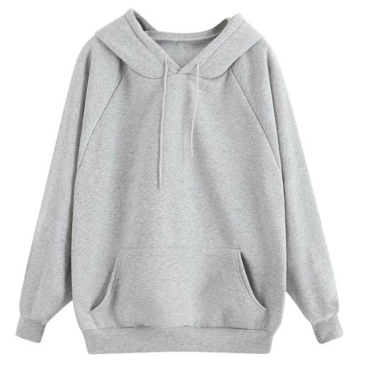 Loose Thickened Fleece Long Sleeve Top