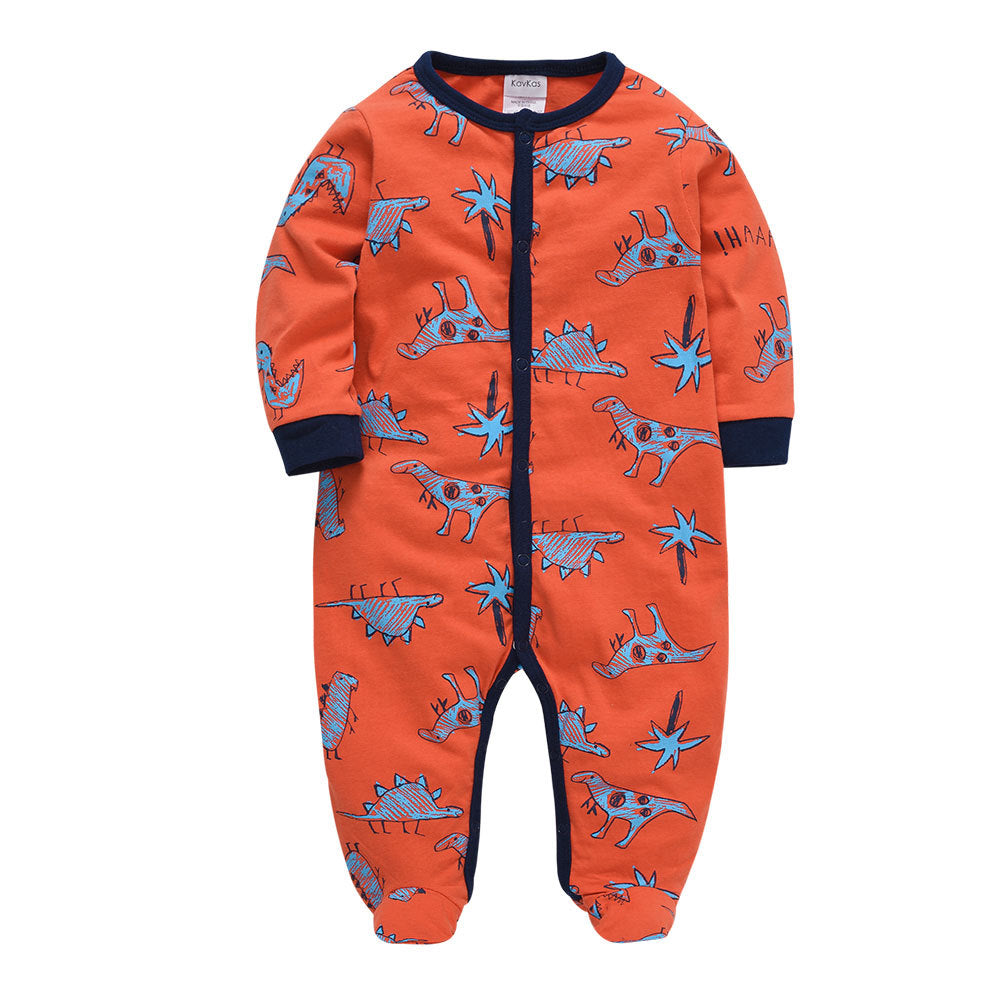Cotton Long Sleeve Cartoon Baby Bodysuit (New Autumn)