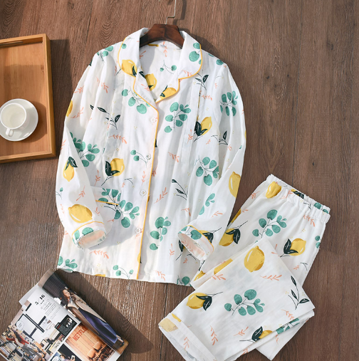 Women's Sleepwear, Maternity and Nursing Cotton Set