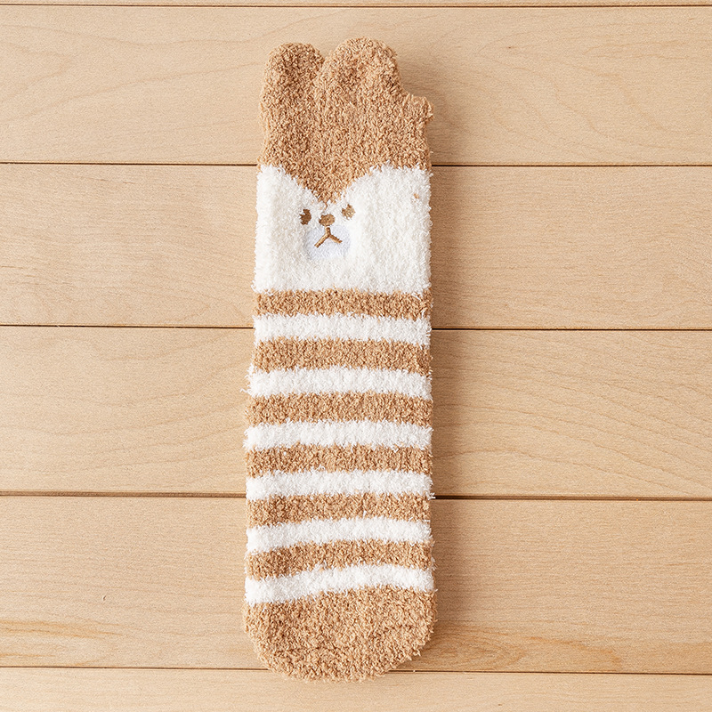 Women's Thickened Winter Coral Fleece Mid Tube Socks