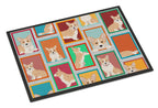 Lots of Fawn Cardigan Corgi Doormat