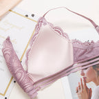 Black Snow Summer Wireless Lace Bra Set with Comfort