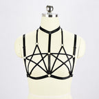 Elastic Cage Star Body Harness