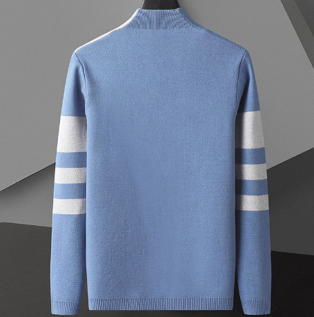 Men's Long Sleeve Knit Cardigan - Korean Style Fashion