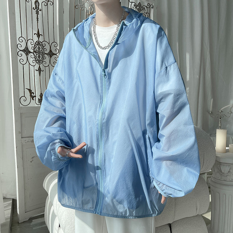 Men's Summer Sunblock Hoodie Jacket for Fishing | Streetwear