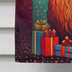 Briard Holiday Christmas House Flag