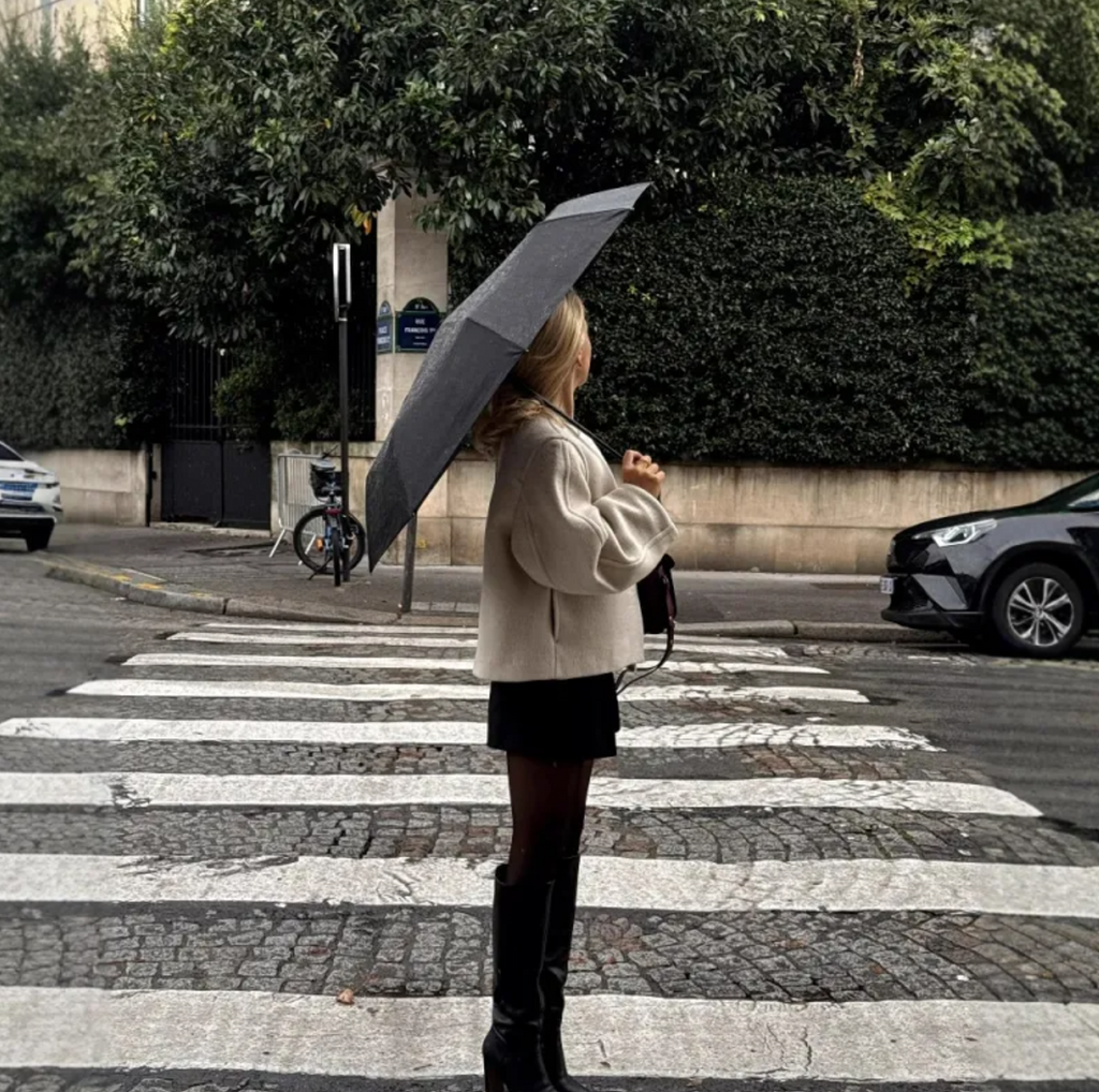 Women's Square Collar Woolen Coat