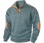 Men's Stand Collar Knitted Cardigan Sweater