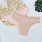Cross-Border Women's Cotton Thong Underwear (Plus Size)