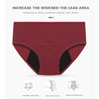Absorbent Leak-proof Plus Size Cotton Menstrual Panties