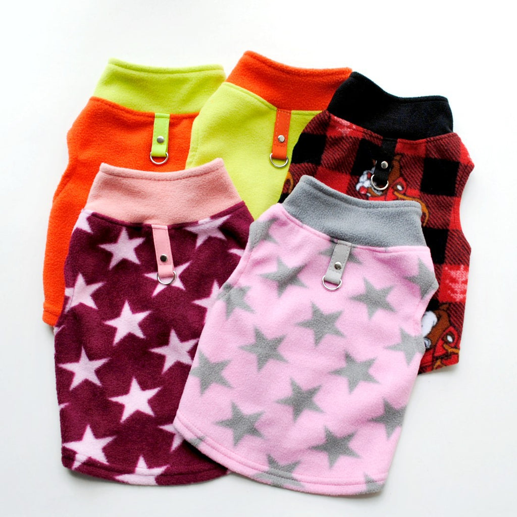 Strong Polar Fleece Dog Clothes for Autumn & Winter