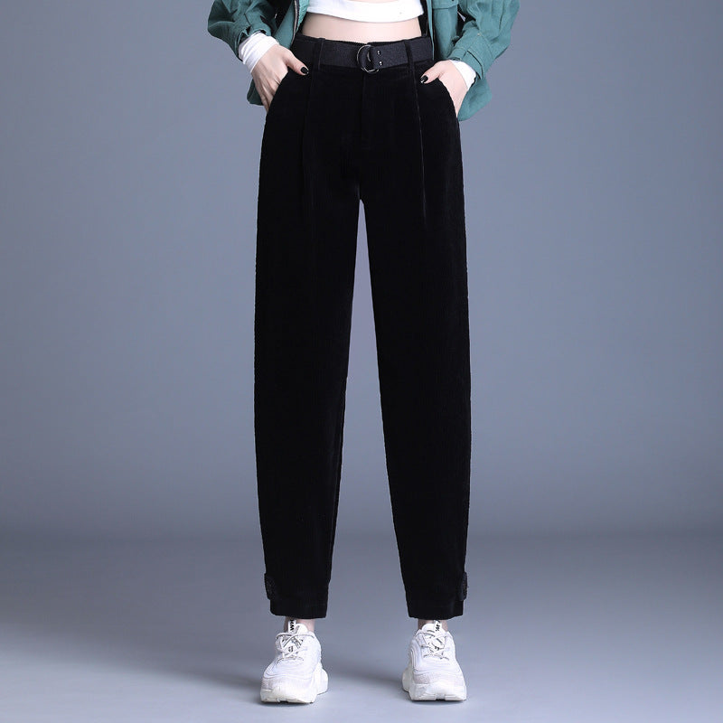 Papa Harlan Cropped Corduroy Trousers for Men