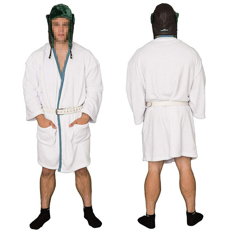 White Robe Costume for Christmas and Halloween