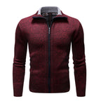 Thick Plus Velvet Men's Stand-up Collar Sweater