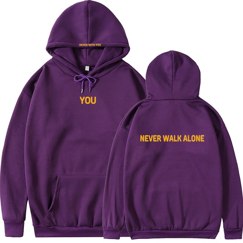 Dark Purple Printed Hoodie Sweatshirt Jacket | Streetwear