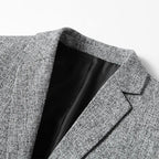 Men's Thin Blazer Jacket - Solid Business Casual, 4XL