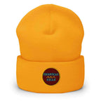 Tropical Maroon Beanie | Embroidered Cap