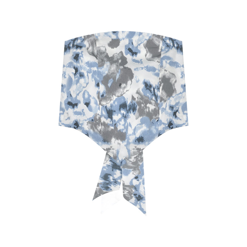 Tie Dye Women's Summer Triangle Scarf Brassiere Vest