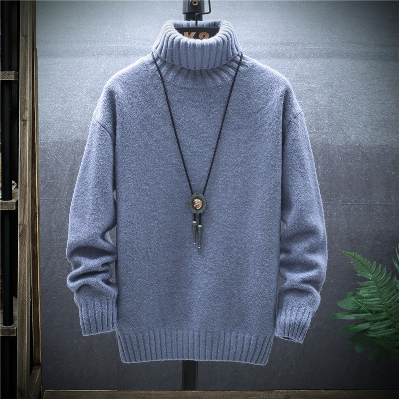 Thickened Velvet Base Sweater for Middle School Students