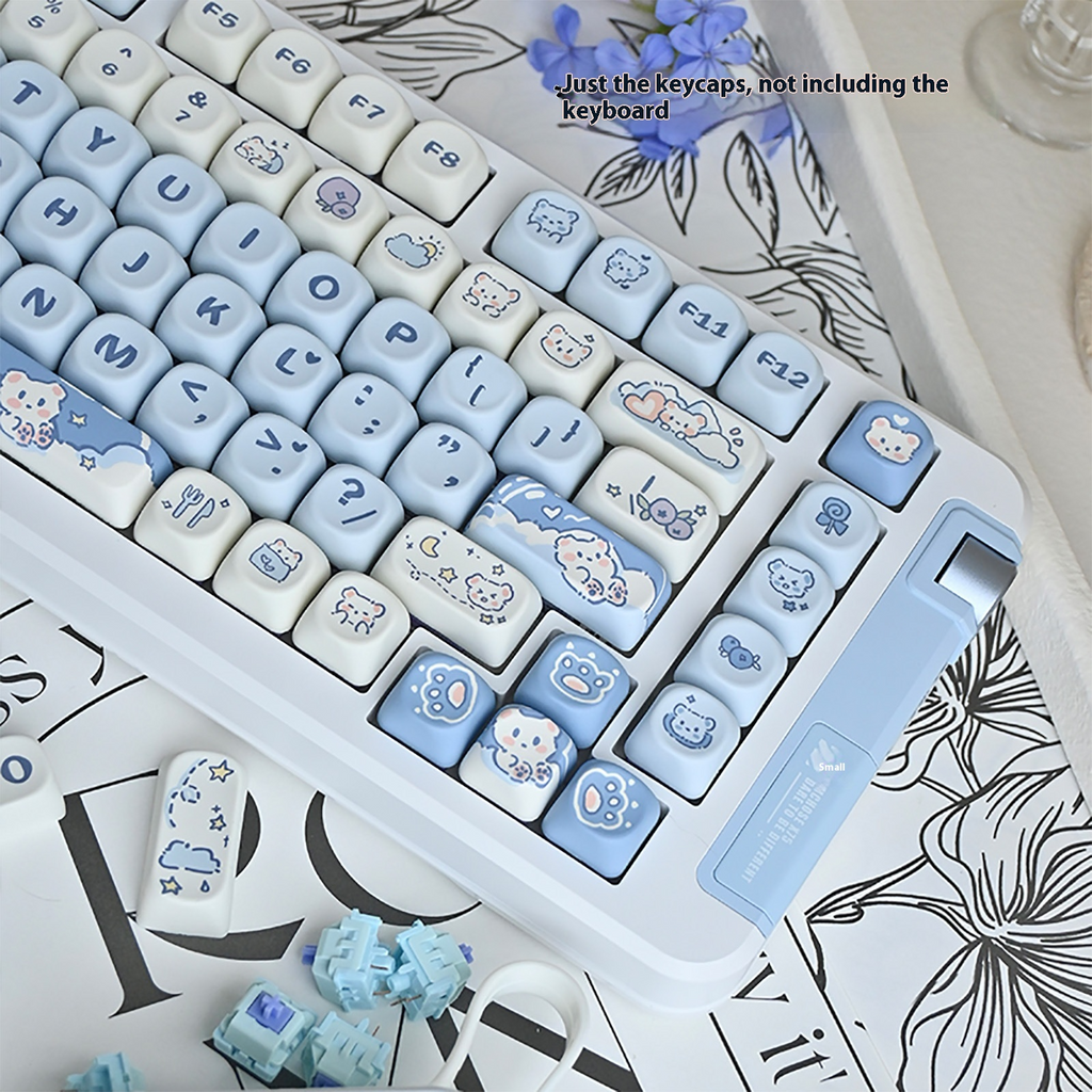 Ice Cream Teddy Bear Keycap | Home Decor