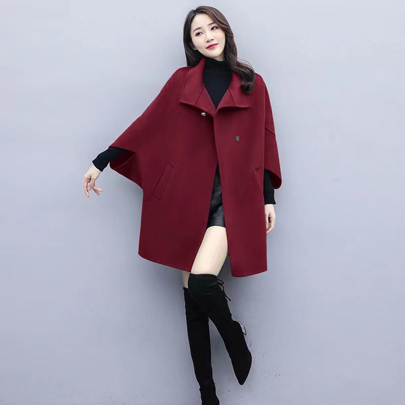 Women's Mid-Length Doll Sleeve Top Jacket