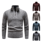 Plush Men's High Neck Sweater in New Style