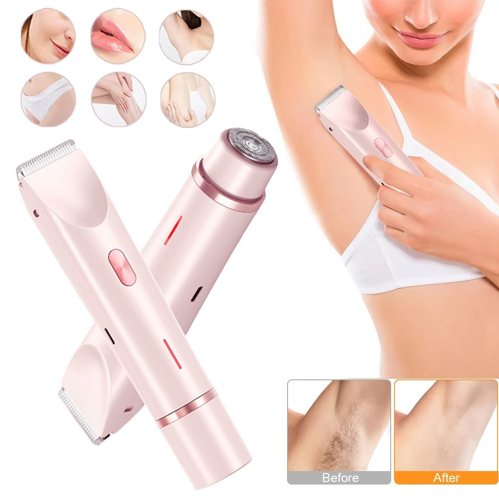 2-in-1 Women's Electric Shaver & Bikini Trimmer