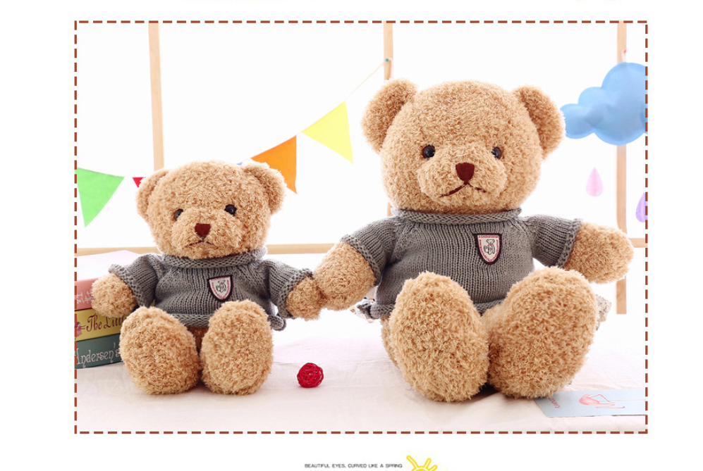 Teddy Bear Sweater Cartoon Plush Toy Doll