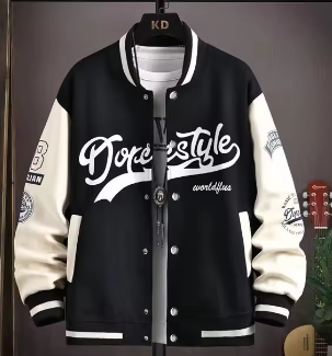 Spring And Autumn Hong Kong Style Men's Jacket Coat