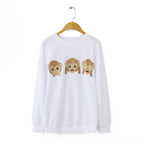 Cute Animal Monkey Print Hoodie for Women S-XL | Streetwear