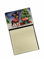 Miniature Pinscher Cozy Christmas Sticky Note Holder