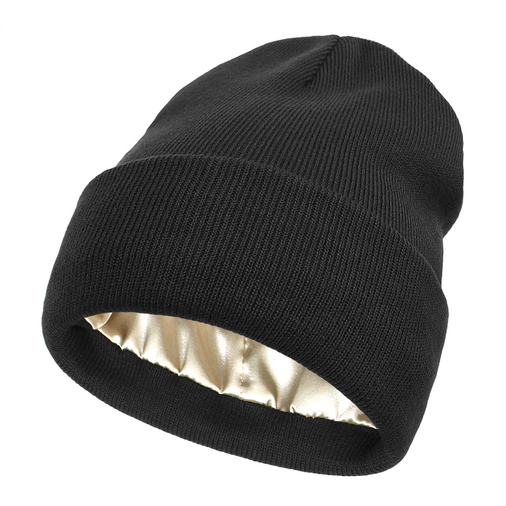 Knitted Wool Hat | Embroidered Cap