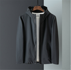 Men's Hooded Jacket for Spring and Autumn Casual Wear