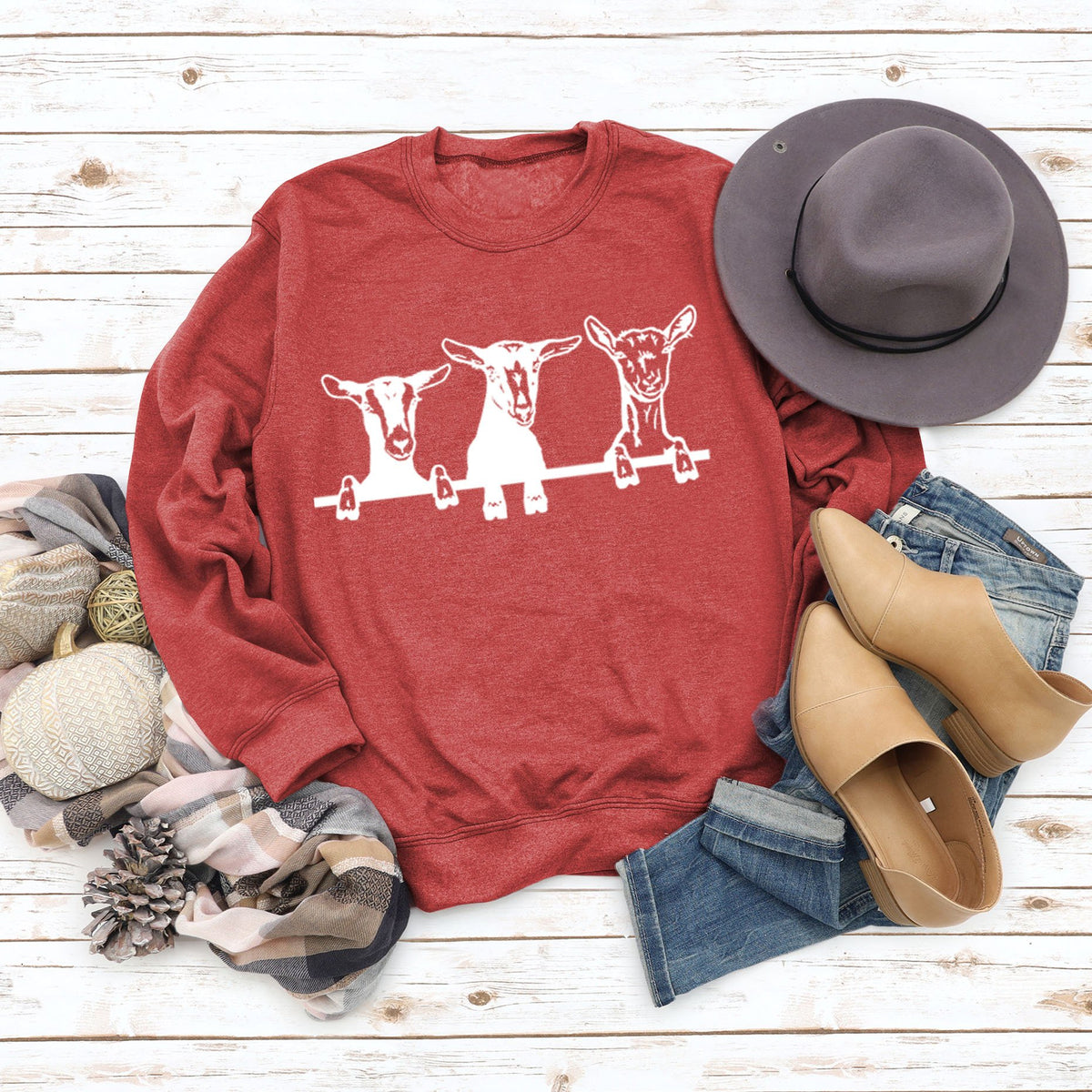 Cute Alpaca Print Casual Sweatshirt for Everyday Wear | Streetwear