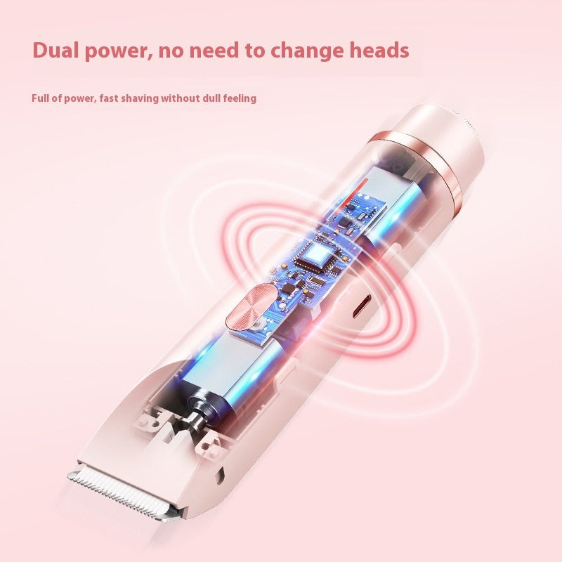 2-in-1 Women's Electric Shaver & Bikini Trimmer