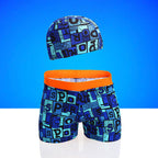 Children's Camo Print Swim Trunks