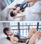 Backless Lingerie Set with Sheer Bodysuit for Women