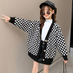 Loose Knit Western Style Cardigan for Men and Women