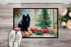 Pomeranian Christmas Cookies Doormat