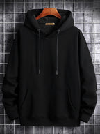 Velvet Thick Cotton Men's Hoodie - Casual Streetwear | Streetwear