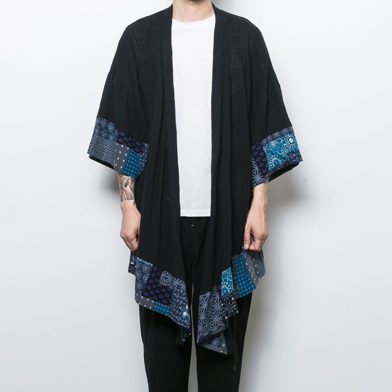 Men's Mid-Length Loose Linen Trench Coat