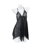 Oshilin Lace Temptation Lingerie Set with Sheer Nightgown