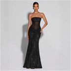 Sequin Fashion Sexy Tube Top Dress