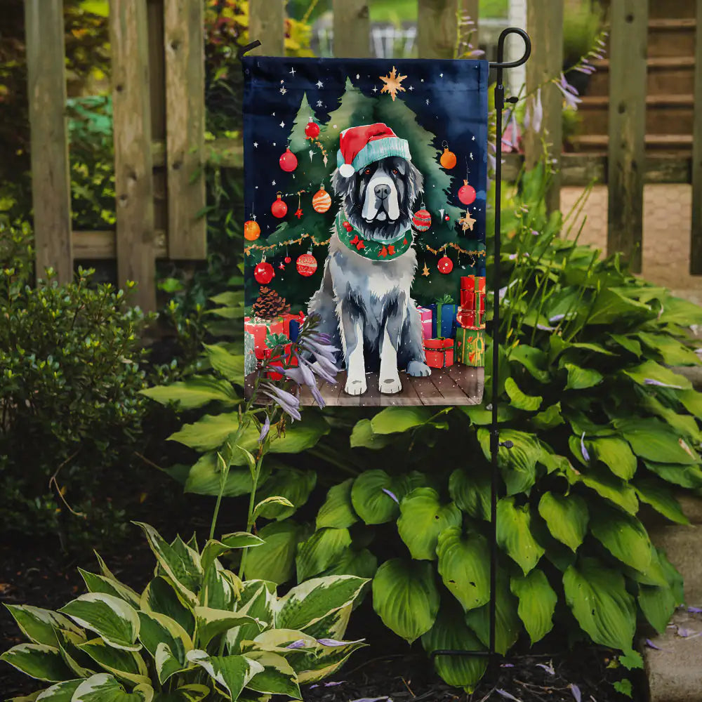 Newfoundland Christmas Garden Flag