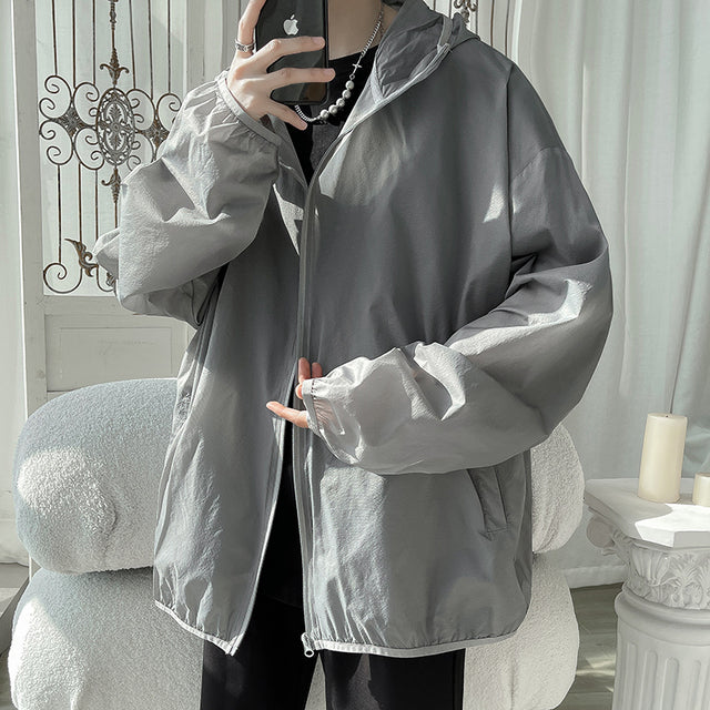 Men's Summer Sunblock Hoodie Jacket for Fishing | Streetwear