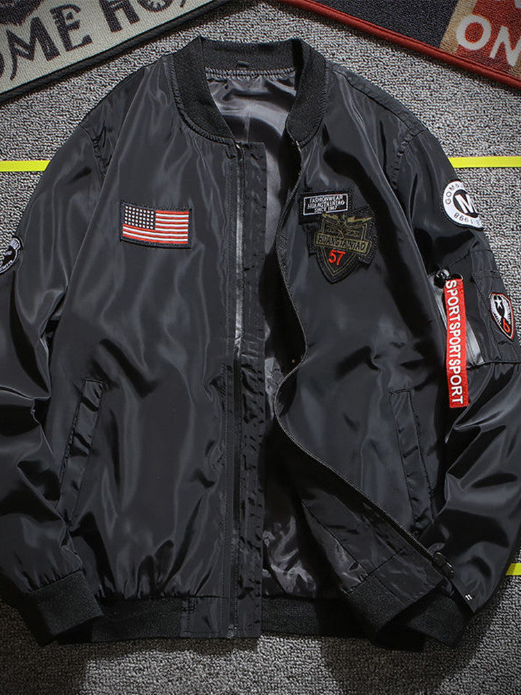 Men's Waterproof Baseball Jacket - Casual & Comfortable