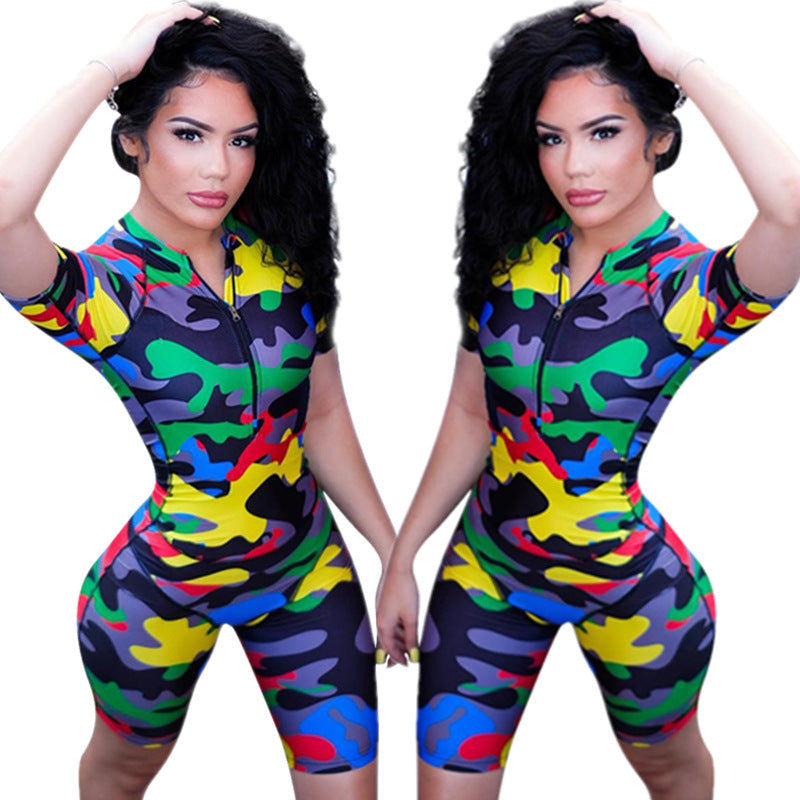 Camouflage Bodysuit - Sexy Women's Fashion Outfit